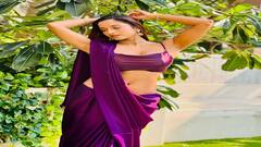 Pooja Bhalekar Photos: પર્પલ સાડીમાં ગોર્જિયસ લાગી પૂજા ભાલેકર, જુઓ સુંદર તસવીરો