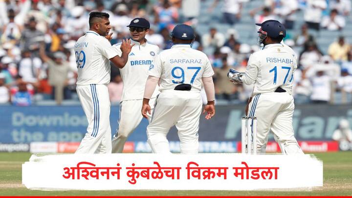 IND vs NZ : भारत आणि न्यूझीलंड यांच्यात तिसरी कसोटी मुंबईतील वानखेडे स्टेडियमवर सुरु आहे. तिसरी कसोटी तिसऱ्या दिवशी संपण्याची शक्यता आहे,