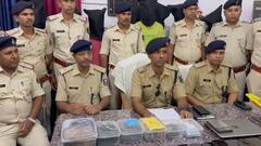 रोहतास में भारी मात्रा में हेरोइन बरामद, 1.20 करोड़ रुपये है कीमत, कई हथियार जब्त, 10 गिरफ्तार