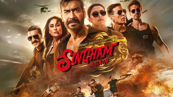 Singham Again Worldwide Collection: અજય દેવગનની ફિલ્મ 'સિંઘમ અગેન' સિનેમાઘરોમાં રિલીઝ થઈ ગઈ છે. બૉક્સ ઓફિસ પર શાનદાર ઓપનિંગ કર્યા બાદ આ ફિલ્મ હવે વર્લ્ડવાઈડ 100 કરોડના ક્લબનો હિસ્સો બની ગઈ છે.