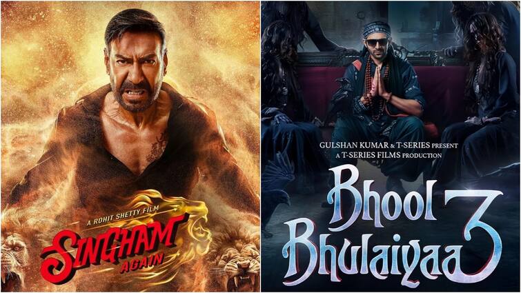 Box Office Battle: Singham Again and Bhool Bhulaiyaa 3 Heat Up the Box Office