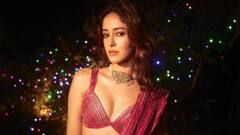 Ananya Panday's Pink Saree Look Adds Fresh Twist To Festive Wardrobe, See All Pics