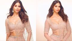पापा Shah rukh Khan के बर्थडे बैश में मोतियों वाली साड़ी पहन इठलाती दिखीं Suhana Khan, अदाओं ने बढ़ाया इंटरनेट का पारा