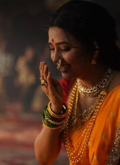 Prajakta Mali : नऊवारीचा साज, नखरेल थाट; प्राजक्ताच्या दिलेखच अदांनी चाहत्यांना घातली भुरळ