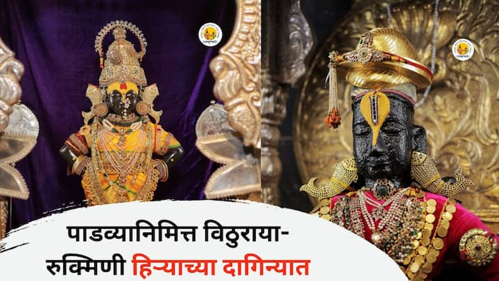 Vitthal-Rukmini: विठ्ठल रुक्मिणी मातेचे सुवर्णरूप पाहण्यासाठी देशभरातून हजारो भाविकांनी गर्दी केली आहे .