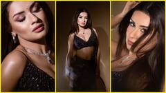 Avneet Kaur એ પહેર્યું ડીપનેક બ્લાઉઝ, બ્લેક સાડીમાં જોઇ ફેન્સના હોશ ઉડ્યા