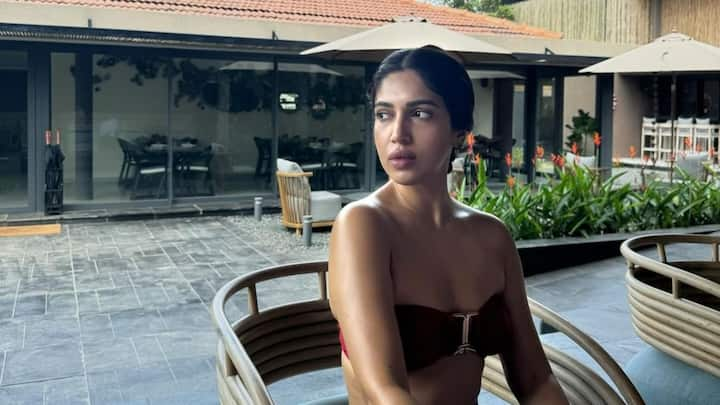 Bhumi Pednekar recently shared vacation photos on Instagram, showcasing her in stunning swimwear and flaunting her toned physique.