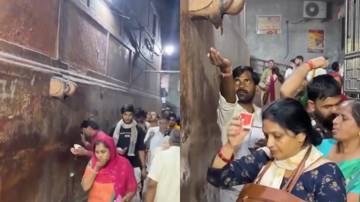 Mathura: बांके बिहारी मंदिर में ‘चरणामृत’ समझकर AC का पानी पी रहे श्रद्धालु, पुजारियों ने की अपील