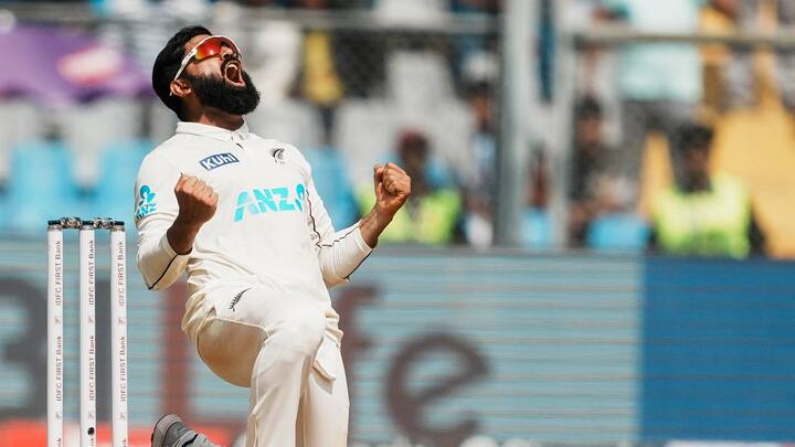 3. Ajaz Patel (New Zealand): 15 wickets