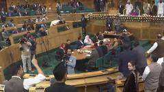 जम्मू-कश्मीर विधानसभा में आर्टिकल 370 हटाने के खिलाफ प्रस्ताव पर हंगामा, क्या बोले सीएम उमर अब्दुल्ला?