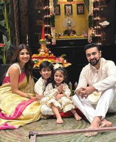 Bhai Dooj 2024: भाई वियान को लगाया टीका, फिर खिलाई मिठाई, शिल्पा शेट्टी ने अपनी चार साल की बेटी समिशा के भाई दूज सेलिब्रेशन की तस्वीरें की शेयर