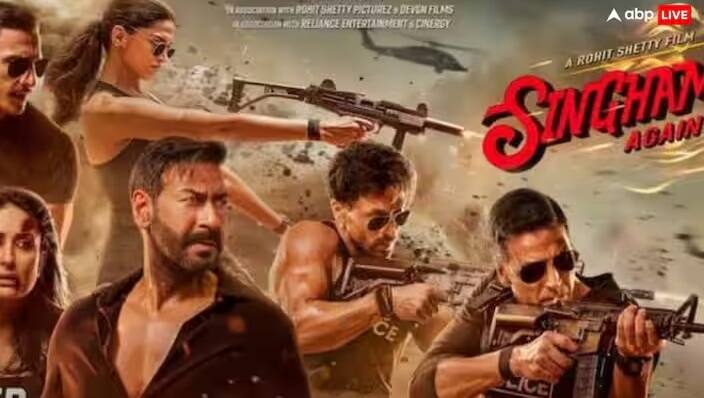 Singham Again Box Office Collection: બોલિવૂડ એક્ટર અજય દેવગનની દિવાળી પર રિલીઝ થયેલી ફિલ્મ ‘સિંઘમ અગેન’ બોક્સ ઓફિસ પર જબરદસ્ત કમાણી કરી રહી છે. ફિલ્મની ઓપનિંગ શાનદાર રહી હતી અને ત્યાર પછી ફિલ્મે ઓપનિંગ વીકેન્ડ પર પણ જોરદાર કમાણી કરી હતી. પહેલા સોમવારે ફિલ્મના કલેક્શનમાં ઘટાડો જોવા મળ્યો હતો, પરંતુ આ એક્શન થ્રિલરે તેની રિલીઝના ચાર દિવસમાં ઘણી ફિલ્મોના રેકોર્ડ પણ તોડી નાખ્યા છે.