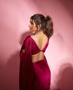 Raashii Khanna: అందాల సీతాకోక చిలుక... బటర్ ఫ్లై బ్లౌజ్‌, శారీలో రాశీ ఖన్నా ఫోటోలు చూడండి