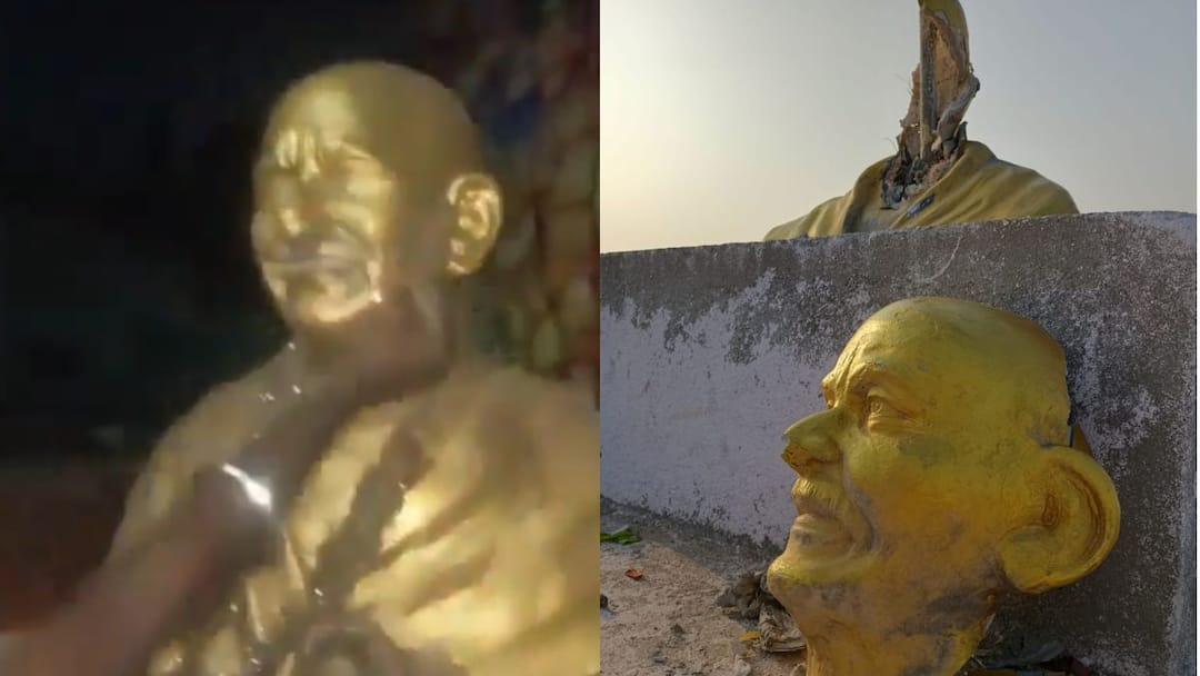 Viral Video: Teens Burst Crackers On Mahatma Gandhi Statue In Hyderabad, Apologise Later Hyderabad Viral Video Teens Burst Crackers On Mahatma Gandhi Statue Apologise Later Viral Video: Teens Burst Crackers On Mahatma Gandhi Statue In Hyderabad, Apologise Later