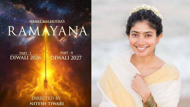 Sai pallavi Ranbir Kapoor Starrer Ramayana Movie To Release on 2026 Diwali Sai Pallavi : கோலிவுட் முதல் பாலிவுட் வரை கலக்கும் சாய் பல்லவி... ராமாயணா படத்தின் ரிலீஸ் தேதி வெளியானது