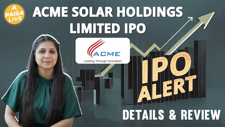 IPO ALERT! ACME Solar Holdings Limited IPO जानें Price Band GMP & Full Review | Paisa Live