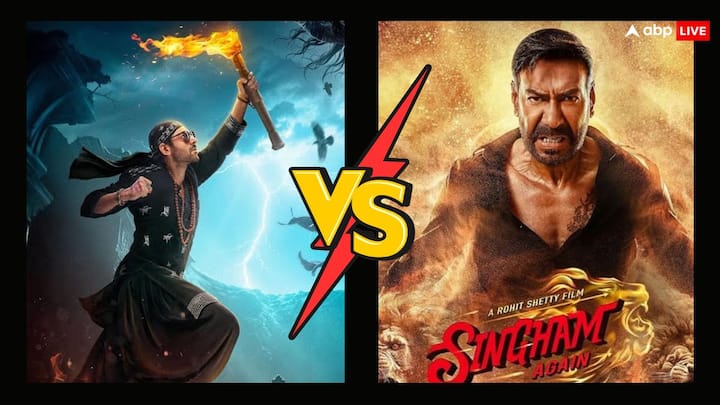 Singham Again Vs Bhool Bhoolaiyaa 3: 'सिंघम अगेन' और 'भूल भुलैया 3' की कमाई में वीकडेज में गिरावट देखी जा रही है. चलिए यहां जानते हैं बॉक्स ऑफिस पर कमाई के मामले में कौन सी फिल्म आगे चल रही है.