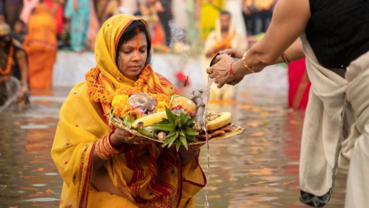 Chhath Puja 2024: Know Why Women Apply Orange Sindoor Down To Their Nose