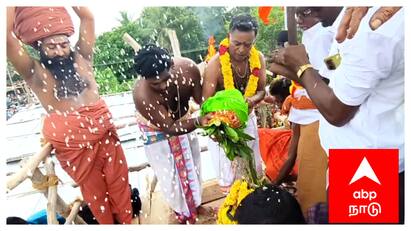 Mayiladuthurai elanthangudi vetri vinayagar temple kumbhabhishekam festival  பக்தர்கள் வெள்ளத்தில் நடைபெற்ற எலந்தங்குடி வெற்றி விநாயகர் கோயில் குடமுழுக்கு....!