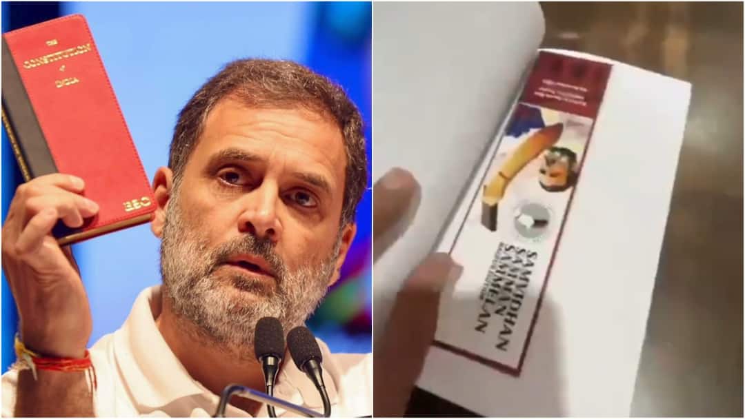 BJP Slams Congress Over Blank Constitution Books At Rahul Gandhi Event In Nagpur Party Responds BJP Slams Congress Over 'Blank' Constitution Books At Rahul Gandhi's Event In Nagpur, Party Responds