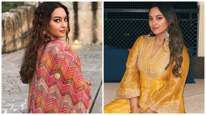 Sonakshi Sinha nails traditional glamour like no one else, and her recent outing in Rajasthan proved just that. Check out her look.