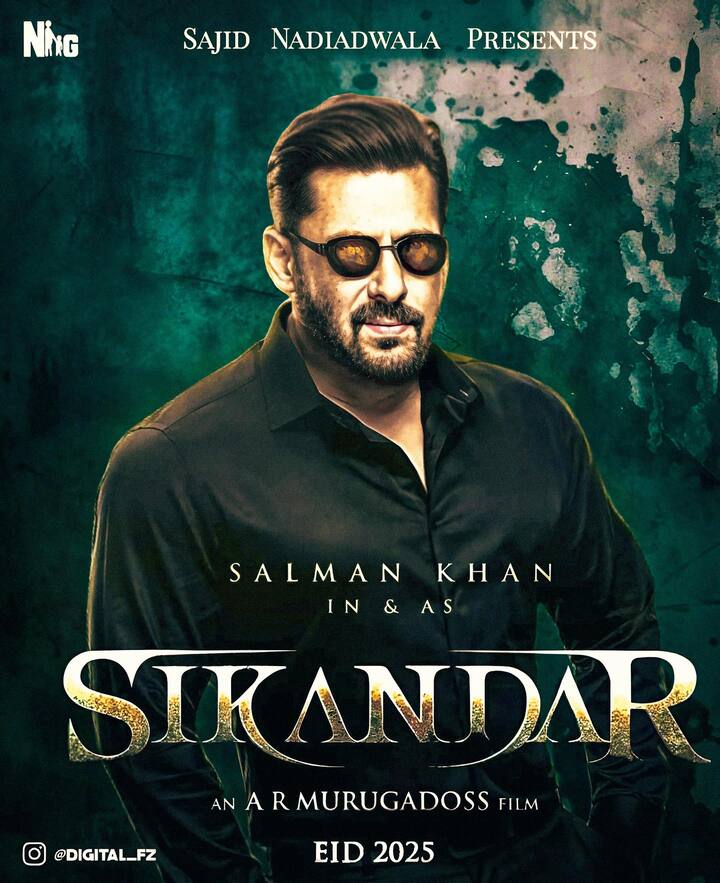 सिकंदर: सबसे पहले बात करेत हैं सलमान खान एक्शन थ्रिलर ‘सिकंदर’ की. जिसमें वो साउथ एक्ट्रेस रश्मिका मंदाना के अलावा सुनील शेट्टी के साथ नजर आएंगे. खबरों की मानें तो सलमान की ये फिल्म अगले साल ईद 2025 पर रिलीज होगी.
