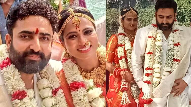 Actress Ramya Pandian Gets married to lovel Dhawan in Rishikesh Ramya Pandian : காதலரை கரம்பிடித்தார் நடிகை ரம்யா பாண்டியன்..ரிஷிகேஷில் திருமணம்