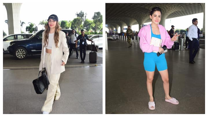 Many celebrities like Malaika Arora, Uorfi Javed, Varun Dhawan and Mrunal Thakur and others were spotted at the Mumbai airport on Friday.