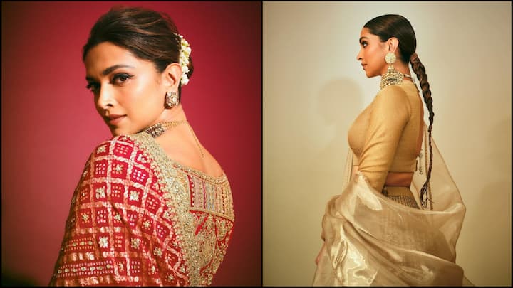 Deepika Padukone stuns in these timeless wedding looks, from intricate sarees to lavish lehengas. Each outfit, with rich detailing and elegant styling, showcases her grace for any wedding celebration.