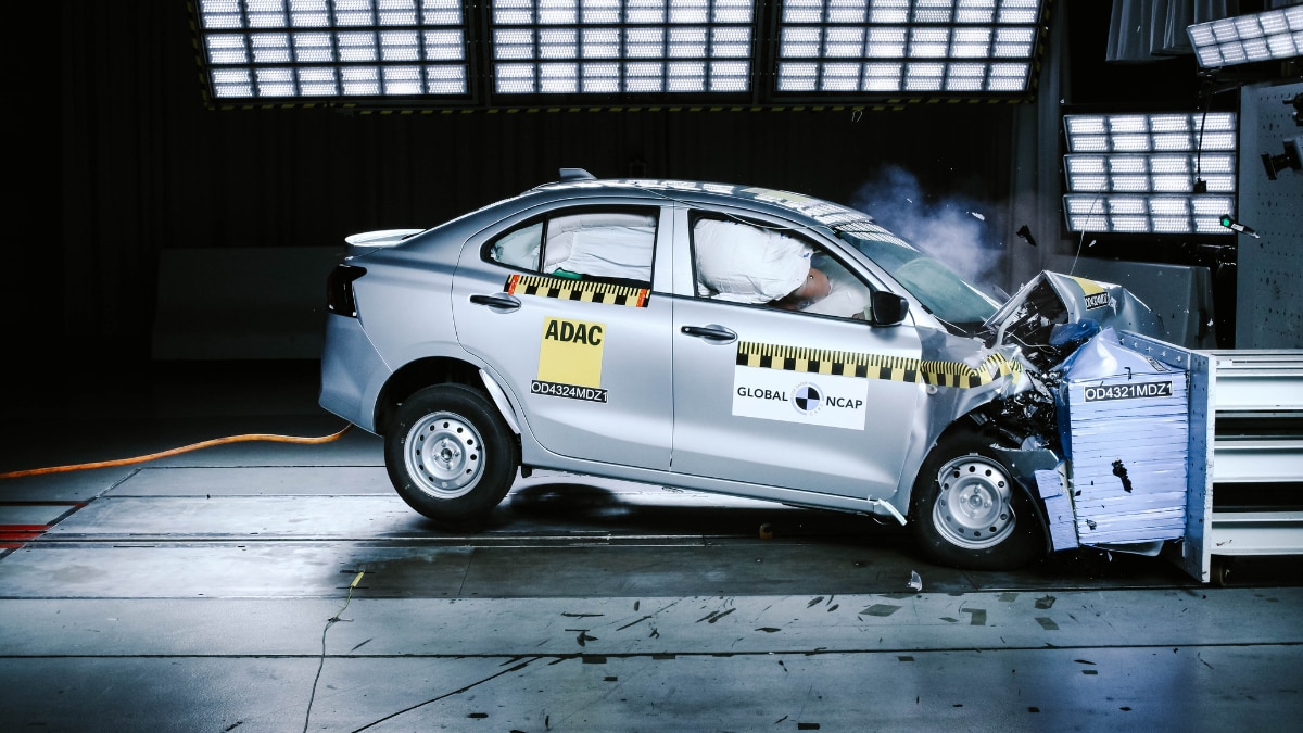 New Dzire Is The First Maruti To Get A 5 Star GNCAP Crash Test Rating!