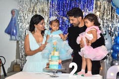 Inside Gurmeet Choudhary And Debina Bonnerjee's Daughter's Birthday Celebration
