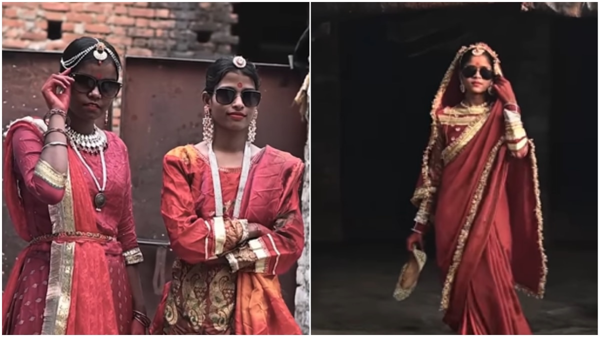 Underprivileged Children In Lucknow Design Stunning Bridal Wear Inspired By Sabyasachi — WATCH