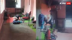 बच्चों के बैग को तकिया बनाकर सो गए मास्टर साब, स्कूल से आईं तस्वीरें हो रहीं वायरल