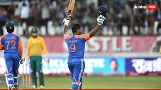 SA vs Ind 1st T20 India beat South Africa by 61 runs Sanju Samson Varun Chakaravarthy Ravi Bishnoi Team India 1-0 lead in T20 series Cricket News marathi