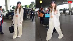 क्रॉप टॉप के साथ कोट के बटन खोल फुल स्वैग में एयपोर्ट पहुंचीं Malaika Arora, 51 की उम्र में भी लगीं बला की हसीन