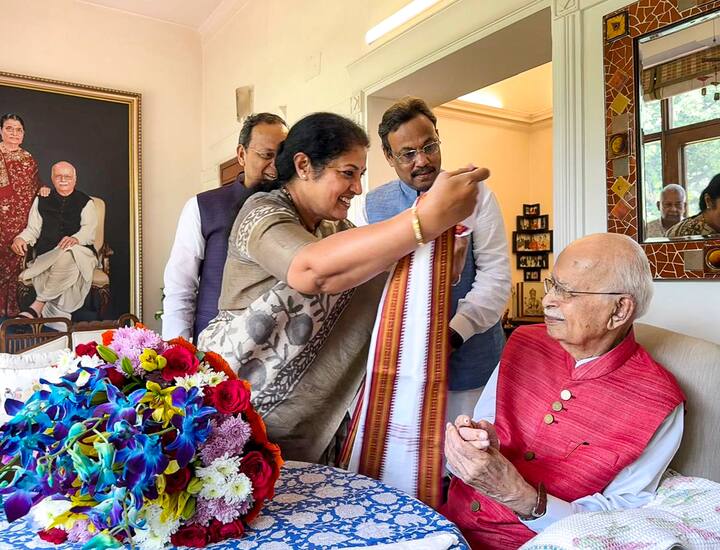 Advani, who served as BJP president for the longest tenure since the party's formation in 1980, led the party in several phases, including from 1986-1990, 1993-1998, and 2004-2005. His leadership and vision have been widely credited with the rise of the BJP. (PTI Photo)