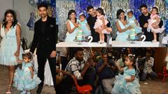 दो साल की हुई गुरमीत-देबिना की बेटी दिविशा, कपल ने मीडिया के साथ मनाया जश्न, बर्थडे गर्ल ने खिलाया पैप्स को केक