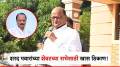 झंझावाती शरद पवार! 10 दिवसांत घेणार 36 सभा; शेवटच्या सभेसाठी निवडलं खास ठिकाण; अजितदादांपुढं मोठं आव्हान!
