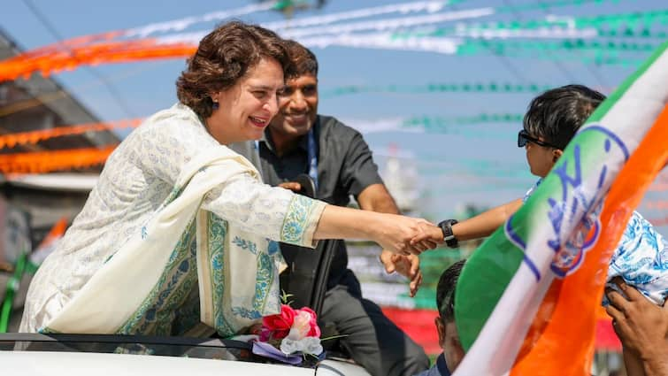 Clash Erupts Between Congress Worker, CRPF During Priyanka Gandhi's Roadshow In Wayanad