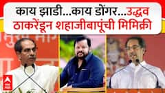 Uddhav Thackeray Mimicry : सांगोल्यात जाऊन Shahajibapu Patil यांची मिमिक्री, उद्धव ठाकरे कडाडले