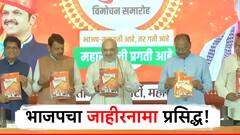 मोठी बातमी! लाडक्या बहिणींना 2100 ते शेतकरी कर्जमाफी, भाजपच्या जाहीरनाम्यात आश्वासनांचा पाऊस, जाणून घ्या 5 वर्षांत काय करणार?