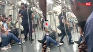 दिल्ली मेट्रो में अब हुई WWE वाली फाइट, यूजर्स बोले- इनका Bigg Boss तो खत्म ही नहीं होता