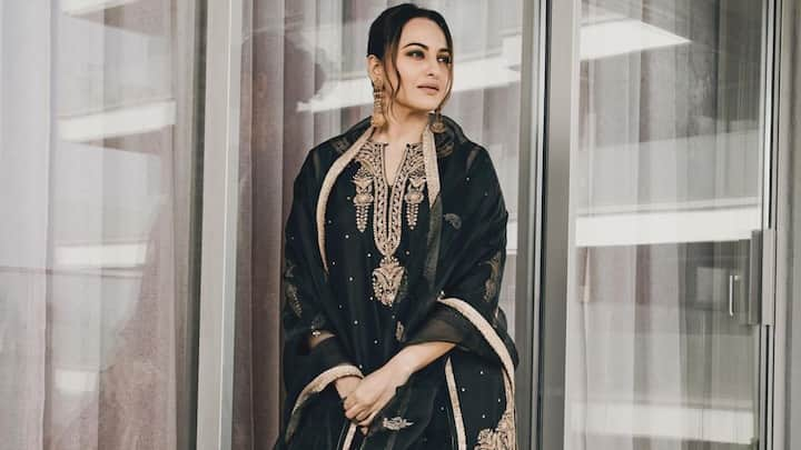 Get inspired by Sonakshi Sinha's stunning ethnic looks – perfect for wedding festivities, these suits blend timeless elegance with modern charm.