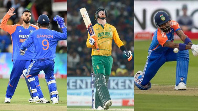 india lost to south africa by 3 wickets second t20 match levels series varun chakaravarthy fifer tristan stubbs gerald coetzee ind vs sa 2nd t20 IND vs SA: एक गेंदबाज ने छीनी भारत से जीत, वरुण चक्रवर्ती का पंजा गया बेकार; 3 विकेट से मिली हार