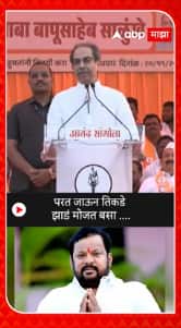 Uddhav Thackeray : परत जाऊन तिकडे झाडं मोजत बसा ....
