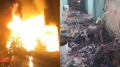 மொத்தமா போச்சி சார் நள்ளிரவில் எரிந்த இ-பைக்... வெடித்து சிதறிய பேட்டரிகள்