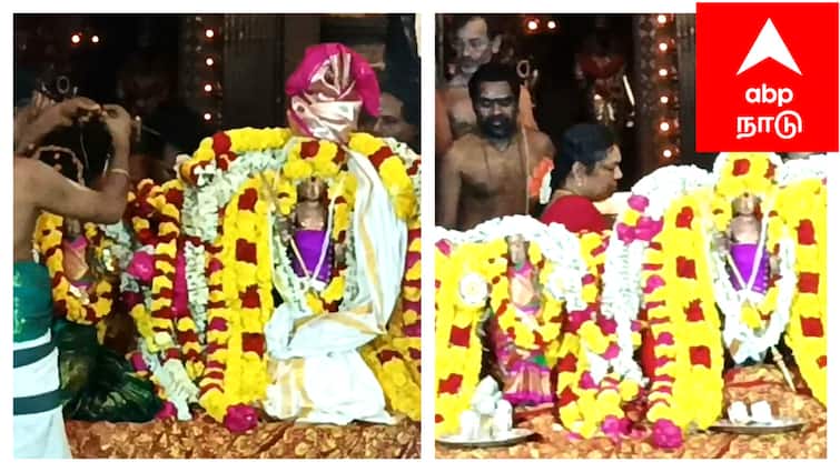 Mayiladuthurai vaitheeshwaran Kovil temple kandhshti  murugan marriage festival வைத்தீஸ்வரன் கோயிலில் முருகன் - வள்ளி திருக்கல்யாணம் - திரளான பக்தர்கள் தரிசனம்