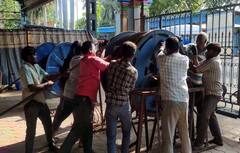 பழனி ரோப்கார் பராமரிப்பு பணி... ராஞ்சியில் இருந்து பிரத்யேகமாக வரவழைக்கப்பட்ட வடக்கயிறு