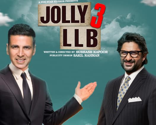 Jolly LLB 3: The shooting of the hit franchise Jolly LLB is also almost completed. Jolly Arshad Warsi and Akshay Kumar are going to be seen together in this film.