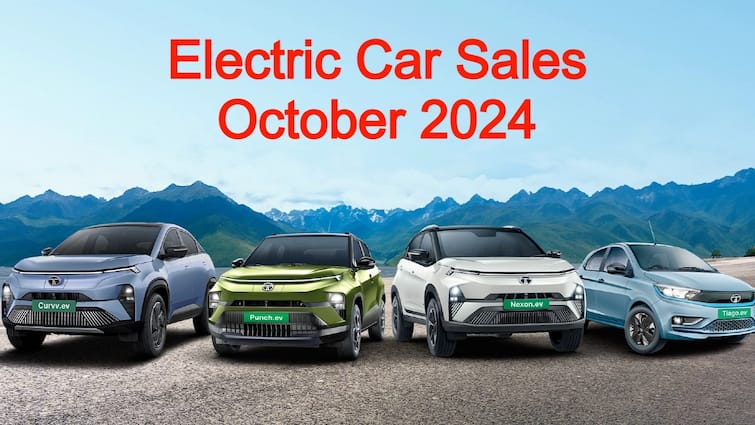 Electric Car Sales October 2024 TATA Motors Leads EV Sales India Oct Month Electric Car Sales: எலெக்ட்ரிக் கார்கள் விற்பனை படுஜோர்.! இப்போ, எந்த நிறுவனம் டாப் தெரியுமா?